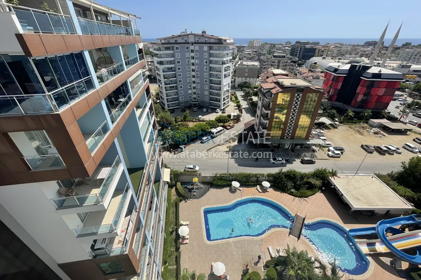 Kupuj  Doskonały dwupoziomowy penthouse z widokiem na morze w luksusowym kompleksie - dzielnica Cikcilli, Alanya 40 