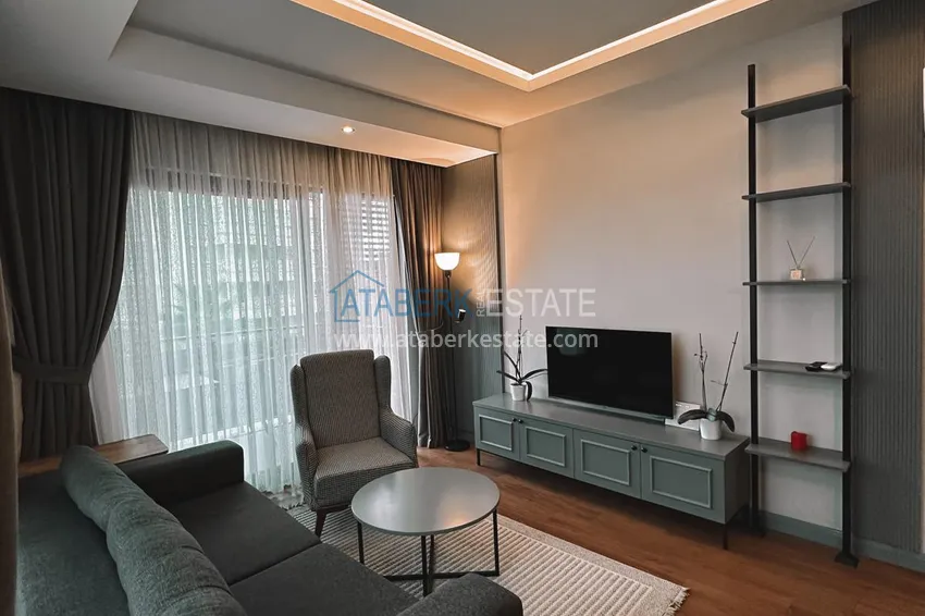 Kupuj  1+1 umeblowane mieszkanie w luksusowym kompleksie — Centrum Alanya 3 