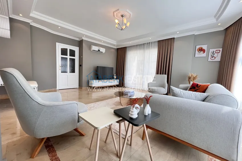 Kupuj Odnowiony apartament z nowymi meblami 300 metrów od morza - dzielnica Oba, Alanya 5