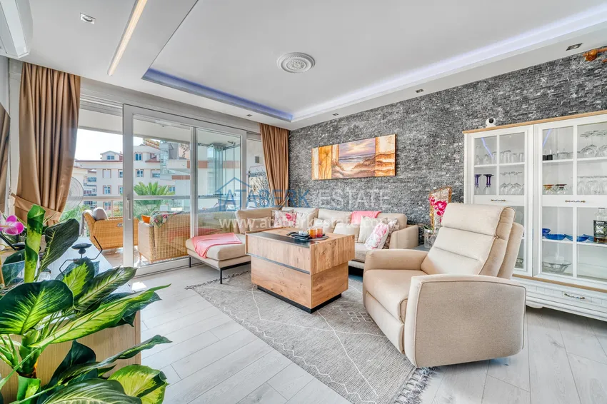 Kupuj  Doskonałe mieszkanie z designerskim remontem w Oba, Alanya 4 