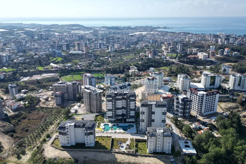 Nowy apartament z widokiem na morze — nowe budynki w Alanyi, dzielnica Avsallar 3 