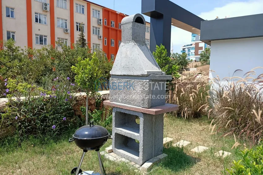 Gotowe mieszkanie z jedną sypialnią w nowym kompleksie mieszkalnym - dzielnica Oba, Alanya  6 