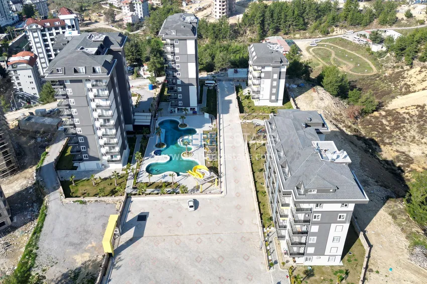 Nowy apartament z widokiem na morze — nowe budynki w Alanyi, dzielnica Avsallar 4 