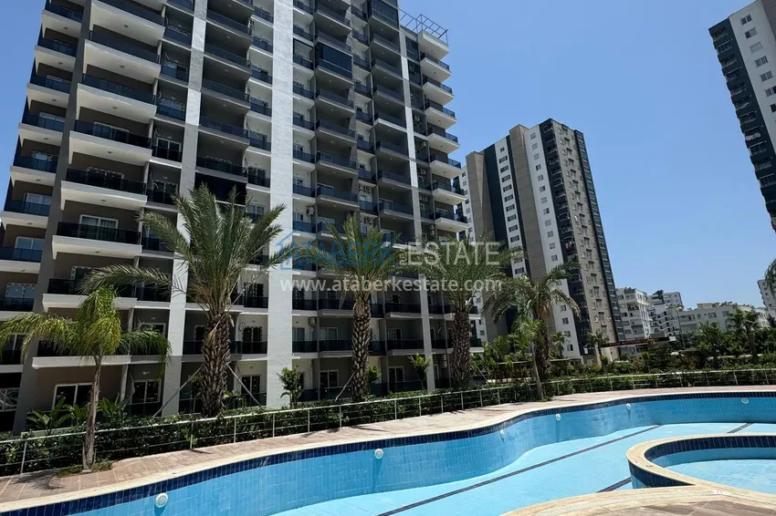 Apartament 1+1 w dzielnicy Teje, Mersin - z dwoma balkonami 14 