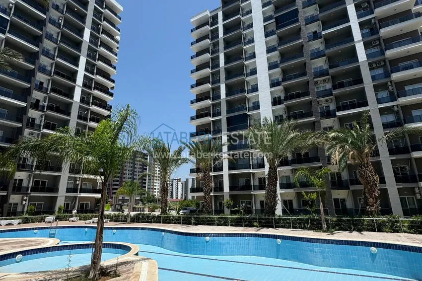 Apartament 1+1 w dzielnicy Teje, Mersin - z dwoma balkonami 1 