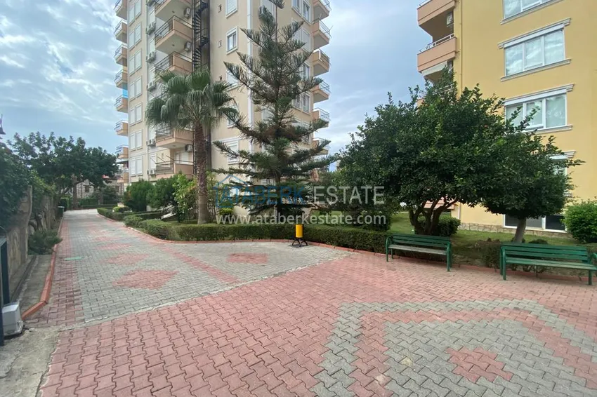 Przytulny apartament z 2 sypialniami z meblami i widokiem na góry w sercu Alanyi  6 
