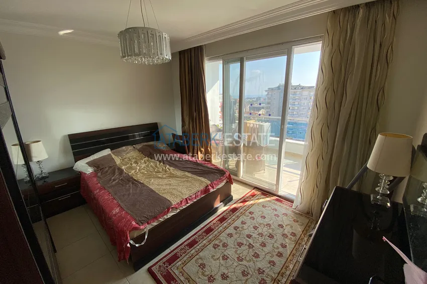 Kupuj  Umeblowany apartament z widokiem na morze w rejonie Cikcilli, Alanya 7 
