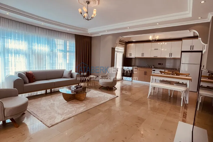 Kupuj Odnowiony apartament z nowymi meblami 300 metrów od morza - dzielnica Oba, Alanya 9