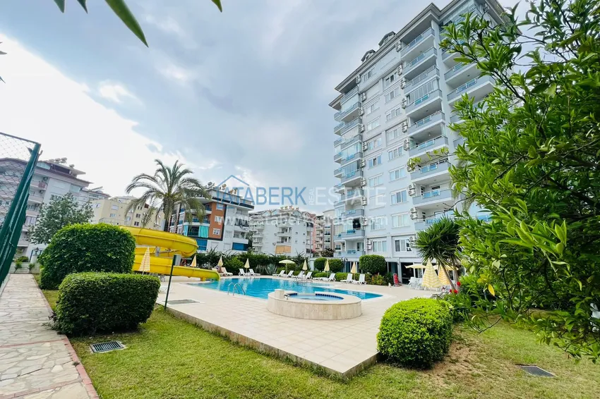 Umeblowany apartament z widokiem na morze w rejonie Cikcilli, Alanya 6 