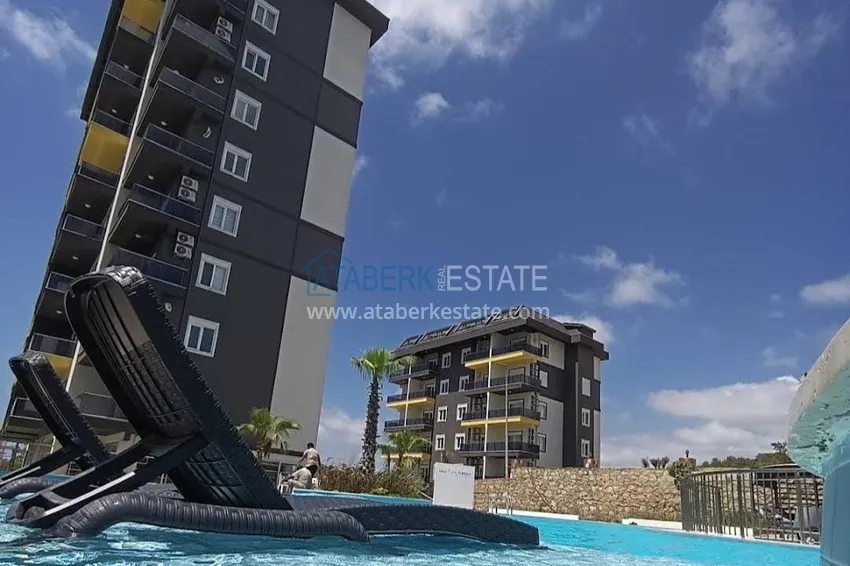 Nowy apartament z widokiem na morze — nowe budynki w Alanyi, dzielnica Avsallar 8 