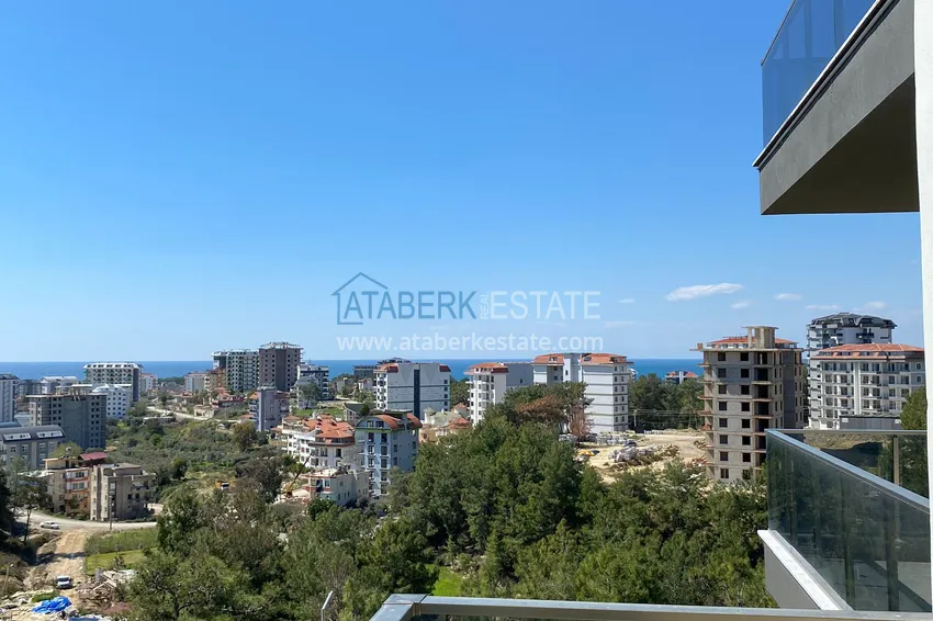 Kupuj  Nowy apartament z widokiem na morze — nowe budynki w Alanyi, dzielnica Avsallar 8 