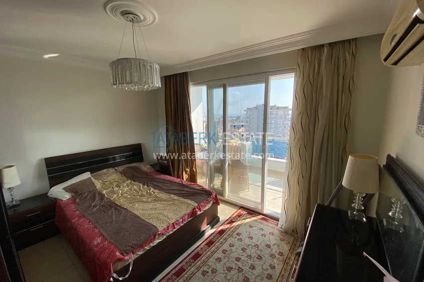 Kupuj  Umeblowany apartament z widokiem na morze w rejonie Cikcilli, Alanya 8 