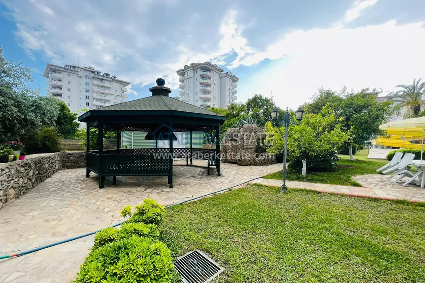 Umeblowany apartament z widokiem na morze w rejonie Cikcilli, Alanya 9 