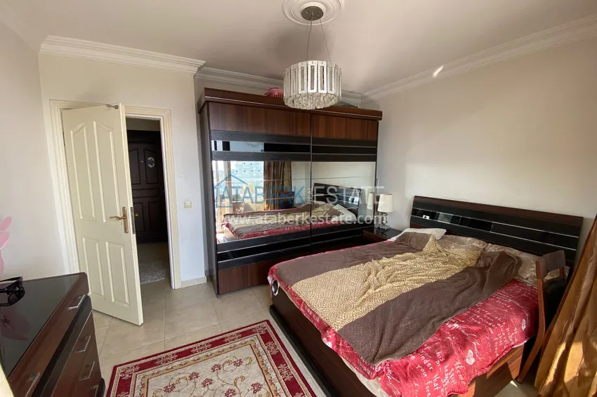 Kupuj  Umeblowany apartament z widokiem na morze w rejonie Cikcilli, Alanya 9 
