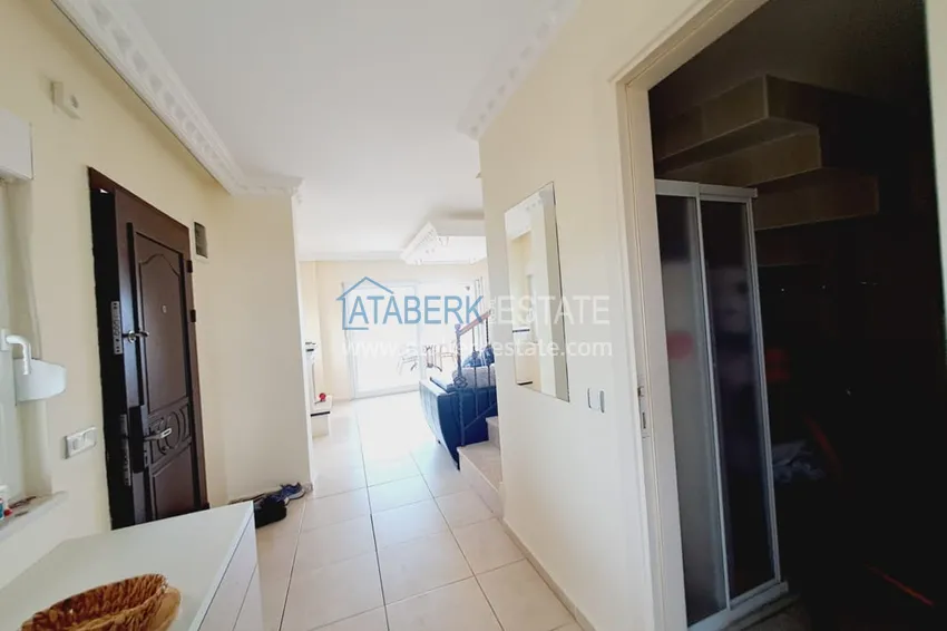 Kupuj  Dwupoziomowy apartament z meblami, oddzielną kuchnią i widokiem na morze - Alanya, dzielnica Turkler 13 