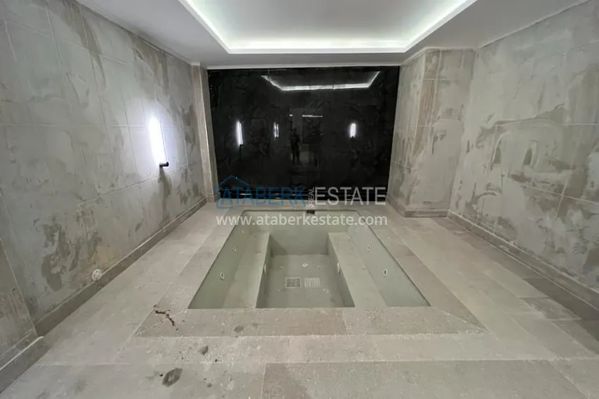 Umeblowany dwupoziomowy penthouse w nowoczesnym nowym kompleksie — Alanya, Mahmutlar 11 