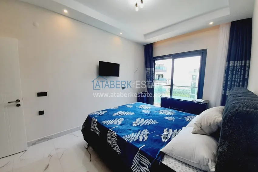 Kupuj  Apartament 1+1 z meblami i widokiem na morze w kompleksie przy plaży — Alanya, dzielnica Kargicak 10 