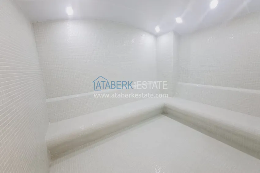 Umeblowany dwupoziomowy penthouse w nowoczesnym nowym kompleksie — Alanya, Mahmutlar 12 