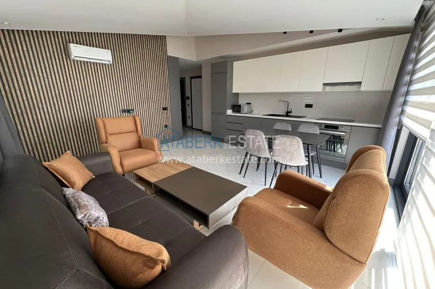 Kupuj  Apartament z dwiema sypialniami z nowymi meblami z widokiem na morze i góry - centrum Alanyi, plaża Kleopatra  3 