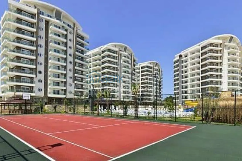 Apartament z jedną sypialnią pod klucz w kompleksie z koncepcją hotelu — Alanya, dzielnica Avsallar 13 