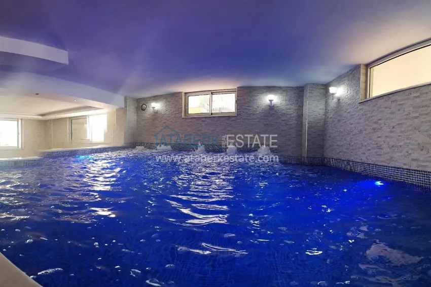 Trzypokojowy apartament z meblami i widokiem na góry — Mahmutlar, Alanya 14 