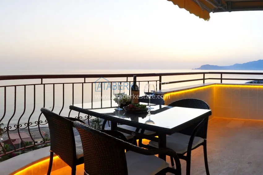 Kupuj  Mieszkanie 2+1 z nowymi meblami i widokiem na morze w kompleksie przy pierwszej plaży, Mahmutlar - dzielnica Alanya. 14 