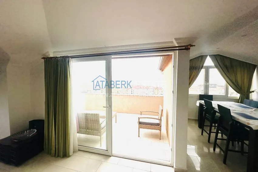 Kupuj  Nieruchomość na zezwolenie na pobyt! Umeblowany duplex z panoramicznym widokiem na morze w malowniczej okolicy Sugozu, Alanya 15 
