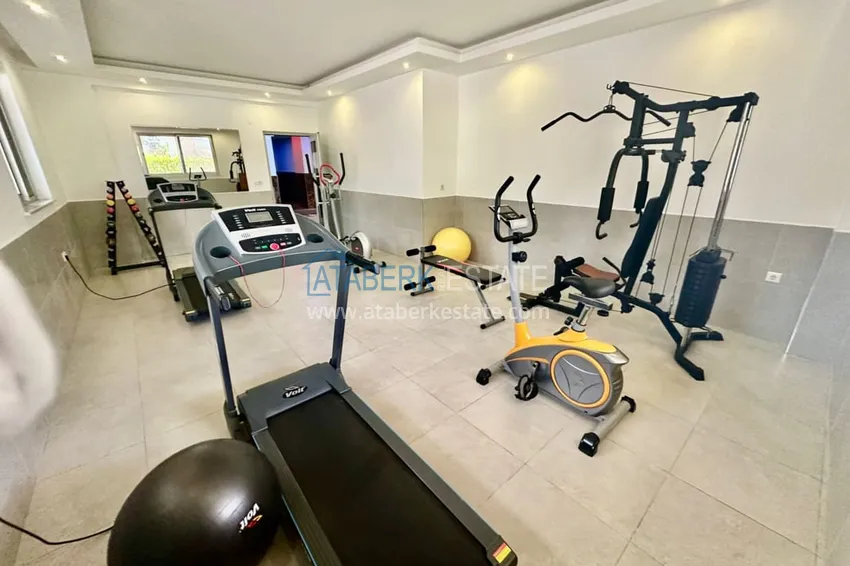 Trzypokojowy apartament z meblami i widokiem na góry — Mahmutlar, Alanya 15 