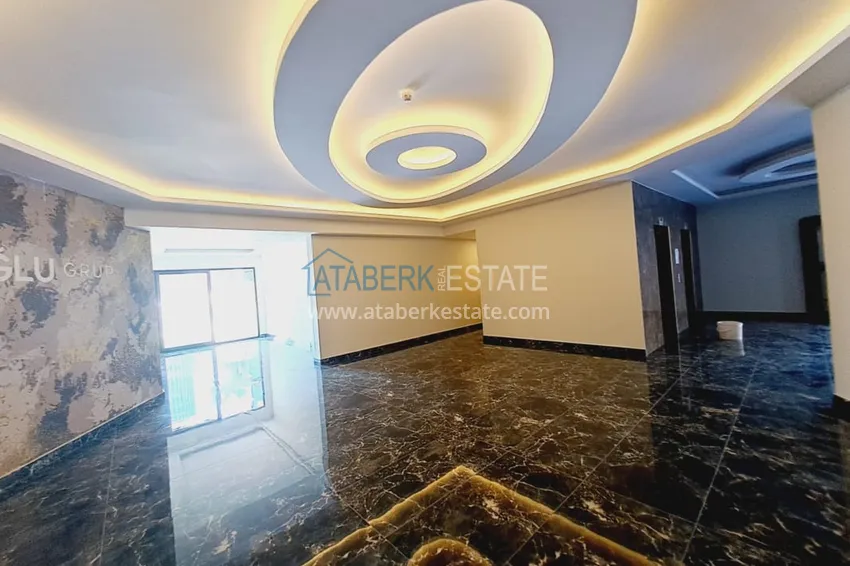 Apartament 1+1 z meblami i widokiem na morze w nowym kompleksie - dzielnica Mahmutlar, Alanya 18 