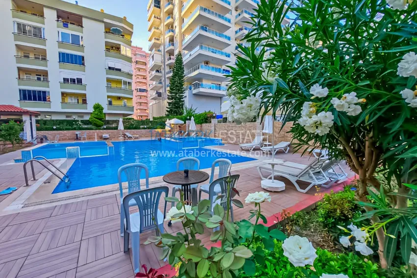 Trzypokojowe mieszkanie z meblami i widokiem na morze, dzielnica Mahmutlar — Alanya 4 