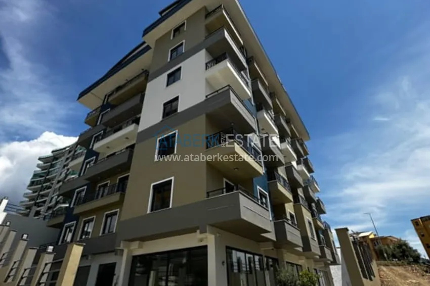 Umeblowany dwupoziomowy penthouse w nowoczesnym nowym kompleksie — Alanya, Mahmutlar 1 