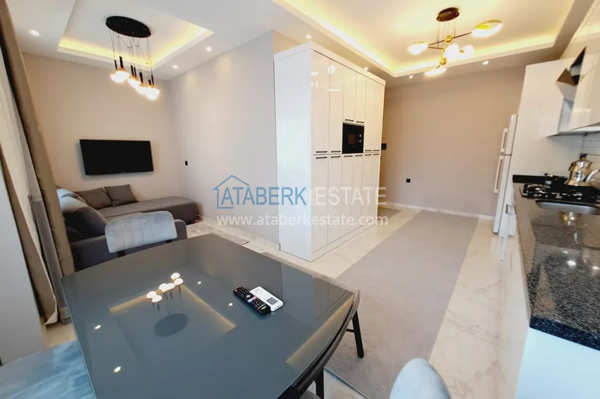Kupuj  Umeblowany dwupoziomowy penthouse w nowoczesnym nowym kompleksie — Alanya, Mahmutlar 1 