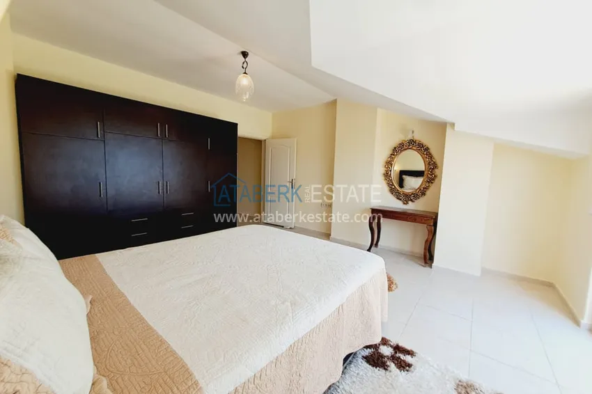 Kupuj  Dwupoziomowy apartament z meblami, oddzielną kuchnią i widokiem na morze - Alanya, dzielnica Turkler 23 