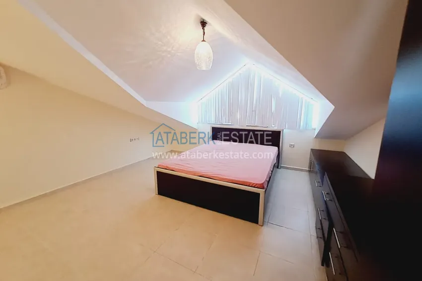 Kupuj  Dwupoziomowy apartament z meblami, oddzielną kuchnią i widokiem na morze - Alanya, dzielnica Turkler 26 