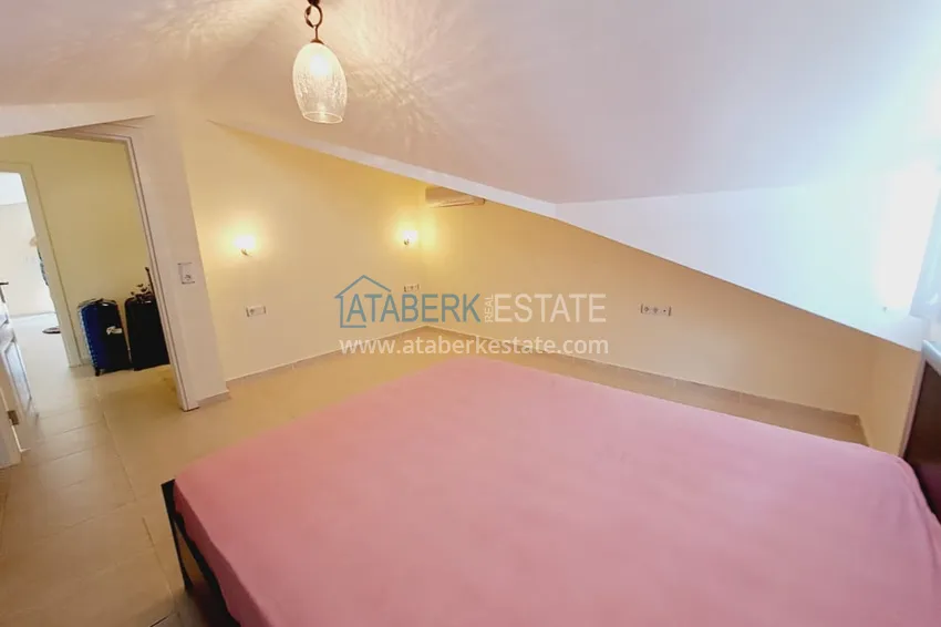 Kupuj  Dwupoziomowy apartament z meblami, oddzielną kuchnią i widokiem na morze - Alanya, dzielnica Turkler 27 