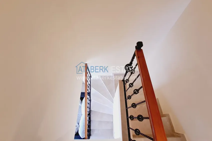 Kupuj  Dwupoziomowy apartament z meblami, oddzielną kuchnią i widokiem na morze - Alanya, dzielnica Turkler 32 