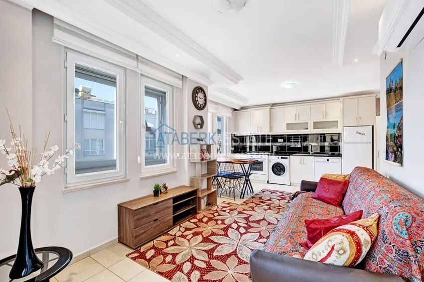 Kupuj  Apartament pod klucz z 1 sypialnią i przeszklonym balkonem w pobliżu plaży Kleopatra - Centrum Alanya 2 