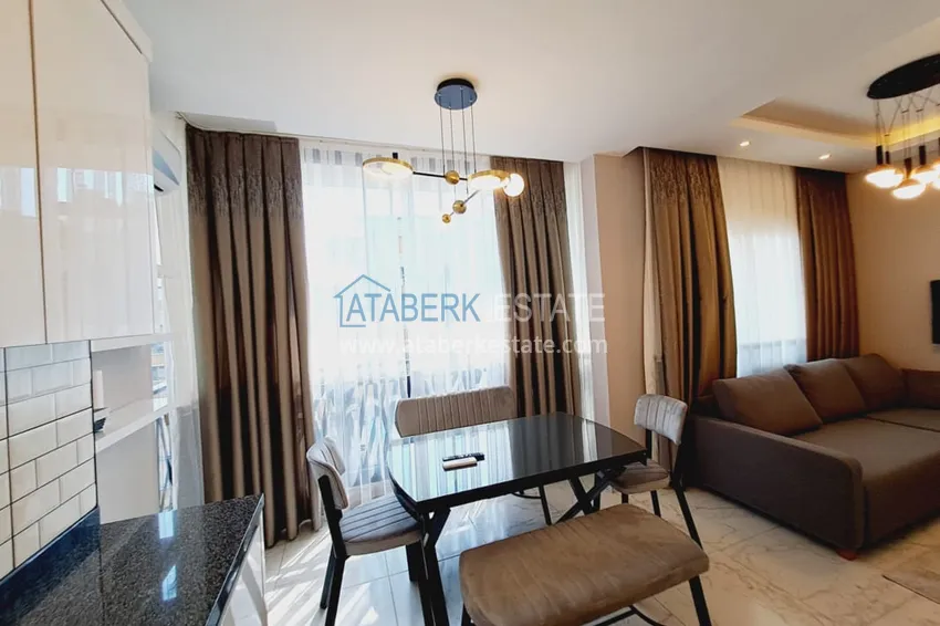 Kupuj  Umeblowany dwupoziomowy penthouse w nowoczesnym nowym kompleksie — Alanya, Mahmutlar 2 