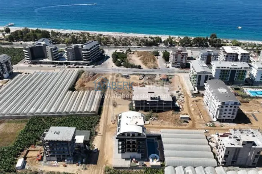 Jednopokojowy apartament pod klucz od właściciela 200 metrów od morza - Alanya, dzielnica Kargicak 2 
