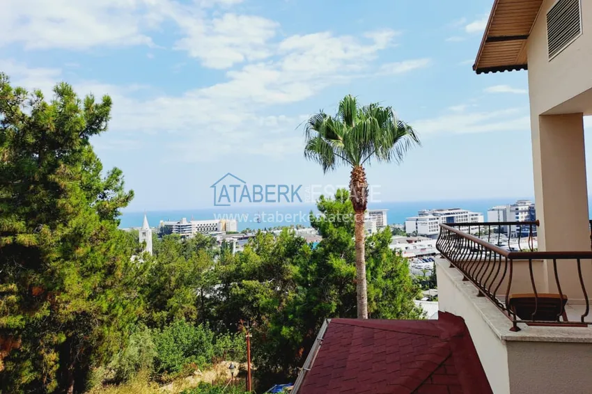 Kupuj  Dwupoziomowy apartament z meblami, oddzielną kuchnią i widokiem na morze - Alanya, dzielnica Turkler 34 
