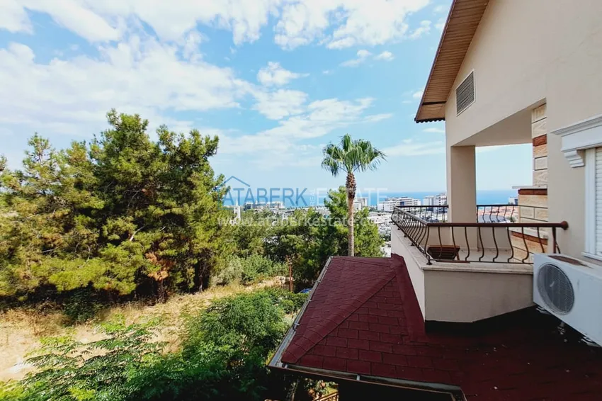 Kupuj  Dwupoziomowy apartament z meblami, oddzielną kuchnią i widokiem na morze - Alanya, dzielnica Turkler 35 