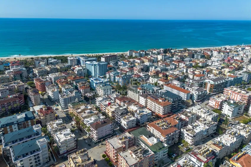 Apartament pod klucz z 1 sypialnią i przeszklonym balkonem w pobliżu plaży Kleopatra - Centrum Alanya 3 