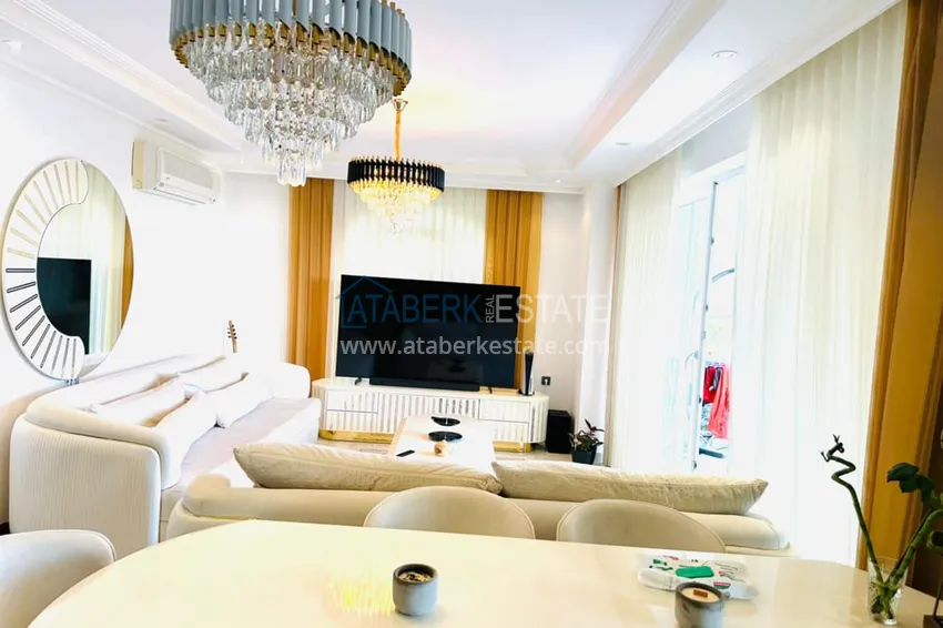 Kupuj  Nieruchomość na zezwolenie na pobyt! Umeblowany duplex z panoramicznym widokiem na morze w malowniczej okolicy Sugozu, Alanya 3 