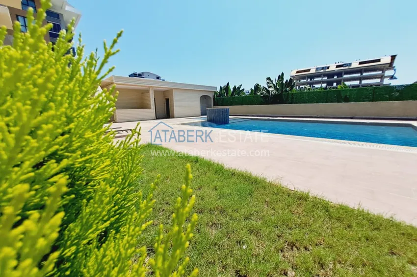 Umeblowane mieszkanie 1+1 w nowym kompleksie komfortowej, dzielnica Kargicak — Alanya  4 