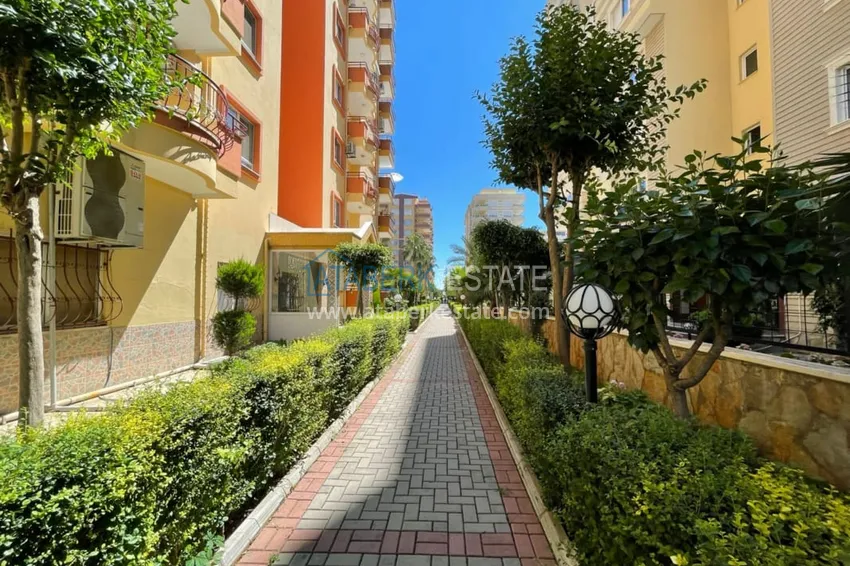 Mieszkanie 2+1 z nowymi meblami i widokiem na morze w kompleksie przy pierwszej plaży, Mahmutlar - dzielnica Alanya. 5 