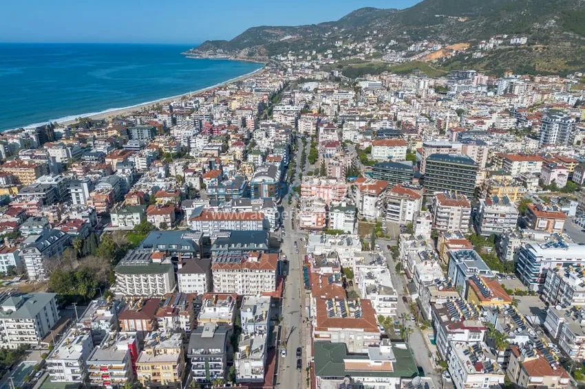 Apartament pod klucz z 1 sypialnią i przeszklonym balkonem w pobliżu plaży Kleopatra - Centrum Alanya 5 