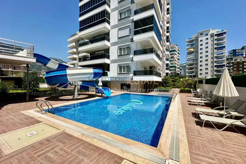 Trzypokojowy apartament z meblami i widokiem na góry — Mahmutlar, Alanya 5 