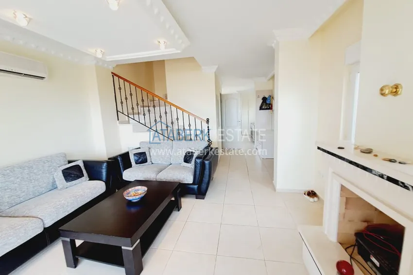 Kupuj  Dwupoziomowy apartament z meblami, oddzielną kuchnią i widokiem na morze - Alanya, dzielnica Turkler 7 