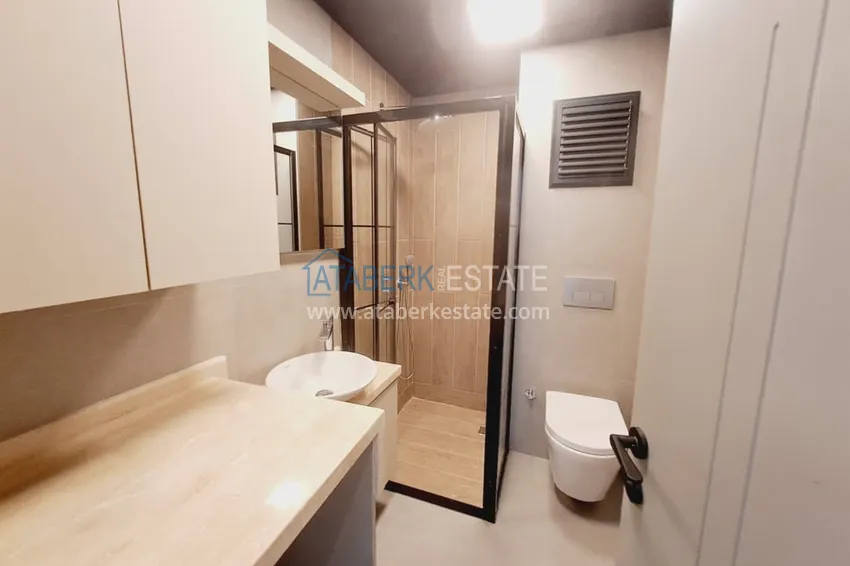 Kupuj  1+1 apartament bezpośrednio od właściciela w nowym budynku 250 od morza - Centrum Alanya 8 