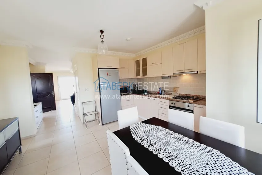 Kupuj  Dwupoziomowy apartament z meblami, oddzielną kuchnią i widokiem na morze - Alanya, dzielnica Turkler 9 